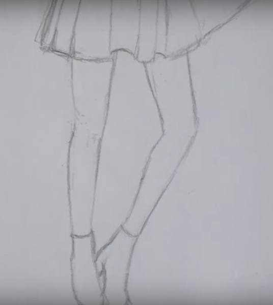 Наброски платьев