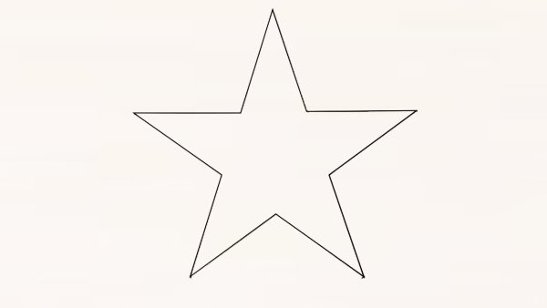 Звезда карандашом