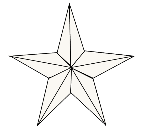 Рисунок звезда пятиконечная