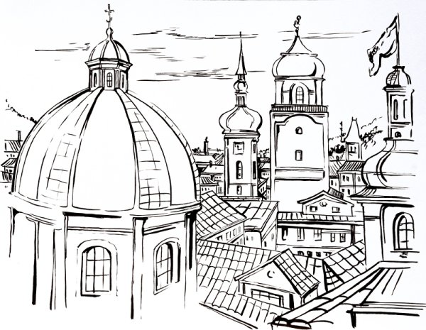 Раскраска "Санкт-Петербург"