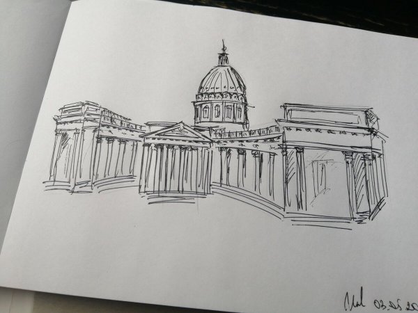 Исаакиевский собор набросок