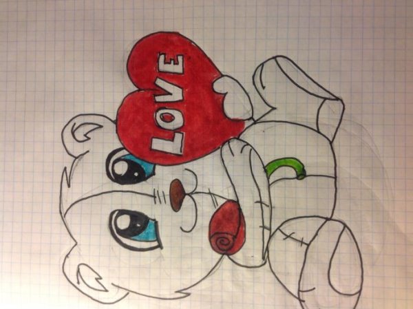 Рисунок любимому