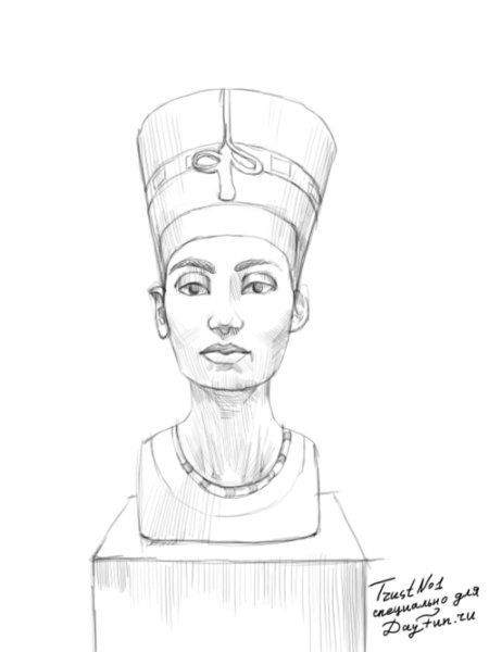 Рисунки скульптур легкие