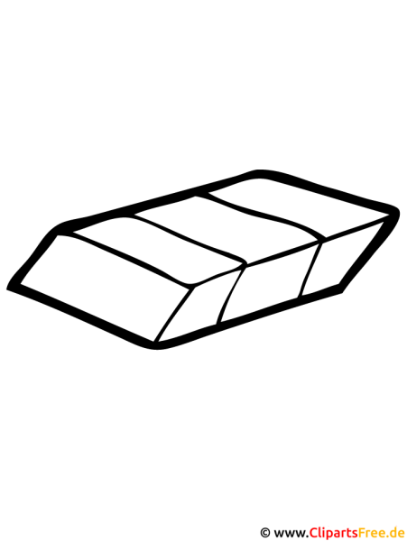 Ластик раскраска