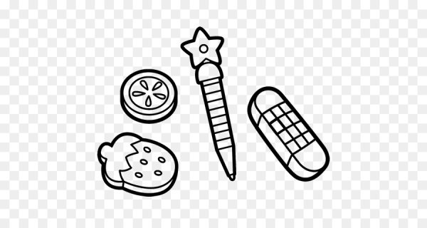 Ластик раскраска