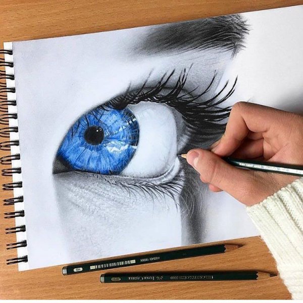 Глаза рисунок