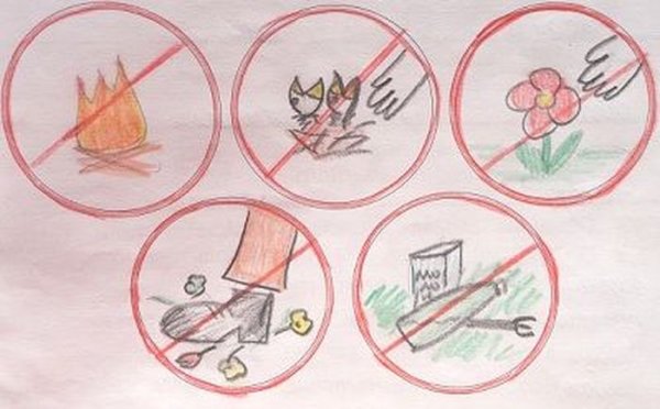 Экологический знак берегите воду