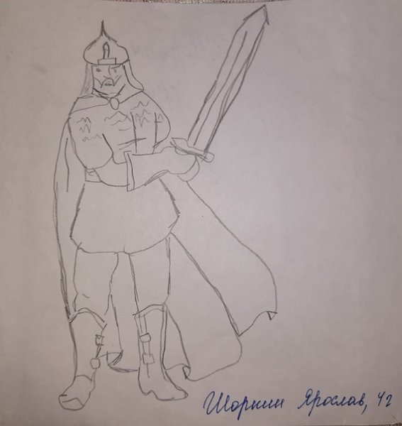 Портрет богатыря Невский