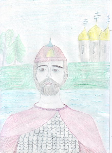 Александр Невский Ледовое побоище рисунок легкий