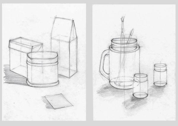 Наброски предметов