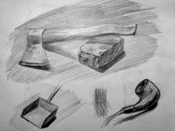 Зарисовки предметов быта