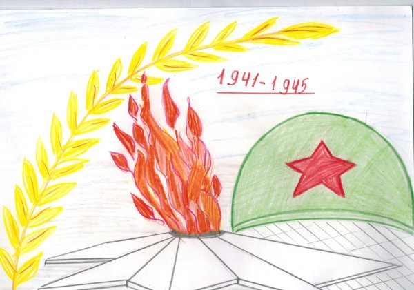 Простые рисунки на тему нарисуем победу