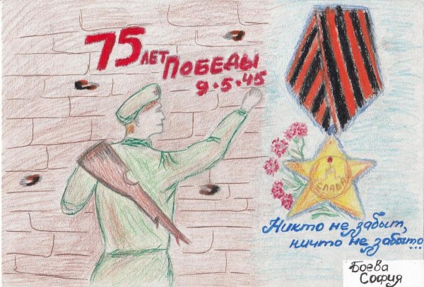 Рисунок на тему мы помним