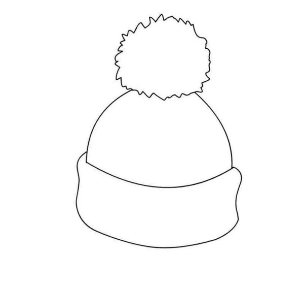 Шапочка раскраска