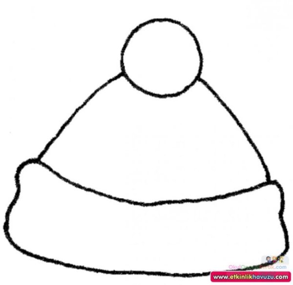 Шляпа раскраска