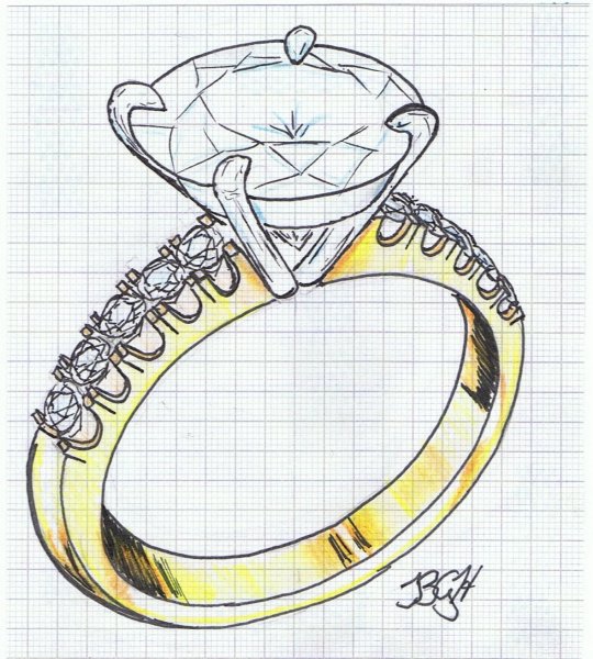 Кольцо рисунок