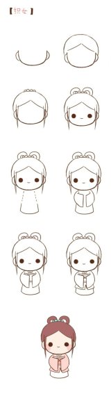 Красивые кавайные рисунки для срисовки