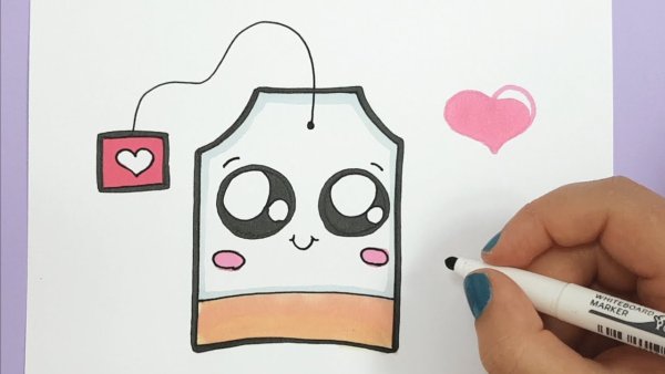 Очень легкий рисунок Каваи