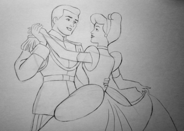 Рисунок к сказке Золушка