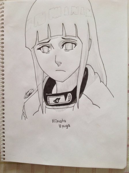 Хината Хьюга скетчи