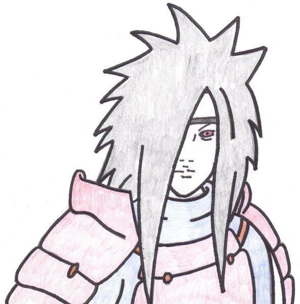 Мадара Учиха для срисовки