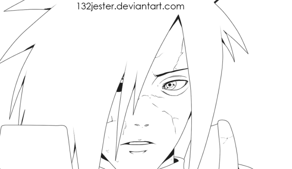 Как нарисовать Мадара Учиха