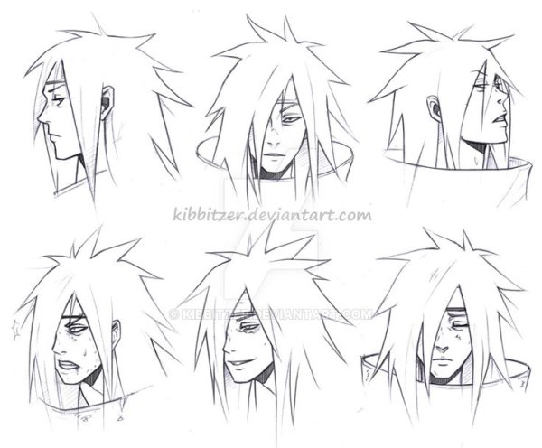 Мадара Учиха контур