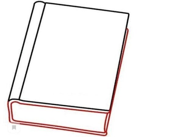 Рисунок книги легко