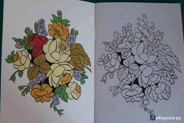 Жостовский букет карандашом