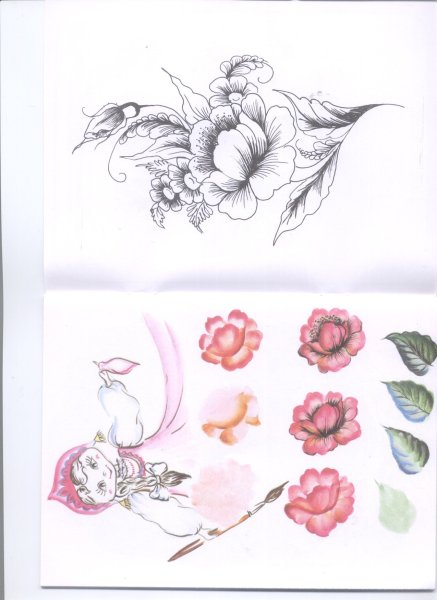 Роспись Жостово для начинающих