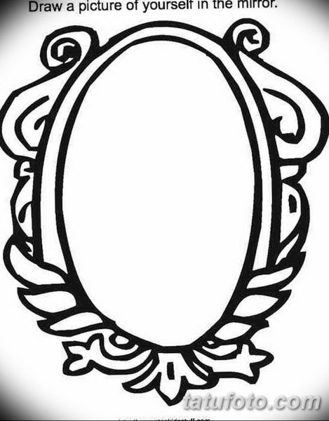 Рисуем зеркало карандашом