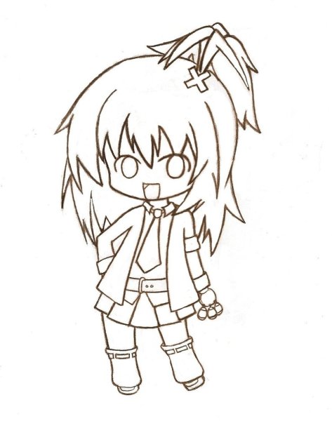 Чиби рисунки для срисовки