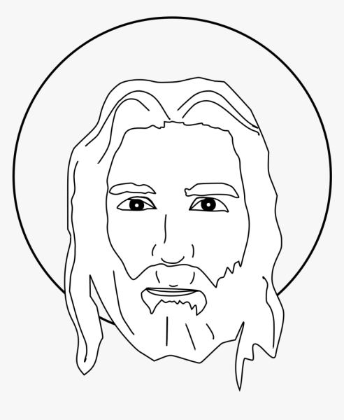 Иисус карандашом