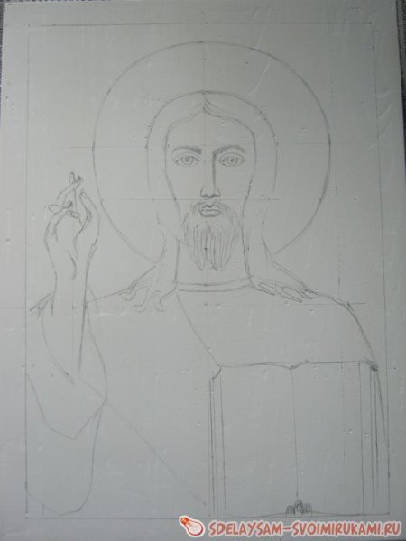 Иисус Христос раскраска