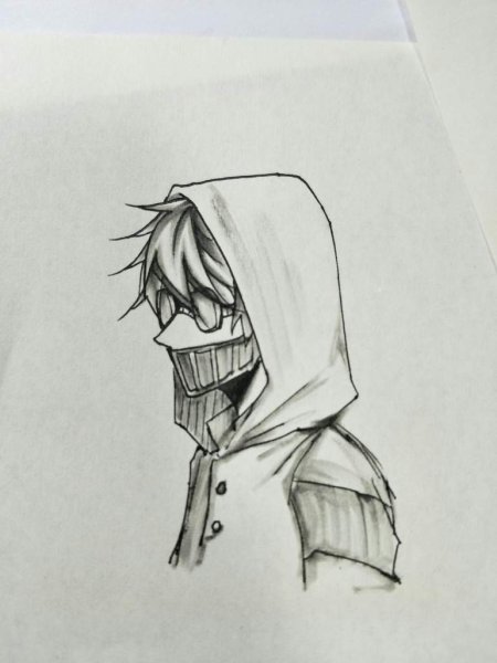 Рисунки крипипасты карандашом