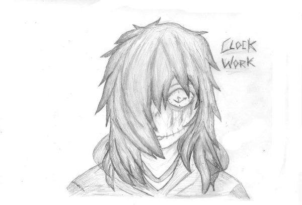 Бен утопленник рисунок