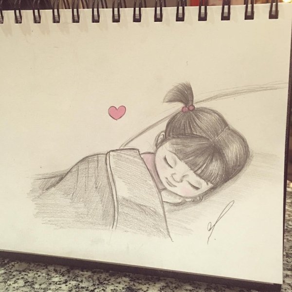 Рисунки для срисовки сон