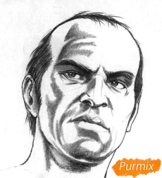 Раскраски ГТА 5 Тревор