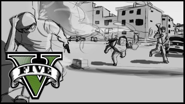 Раскраска GTA 5