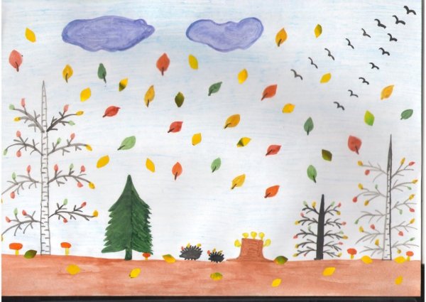 Рисунок осень 3 класс