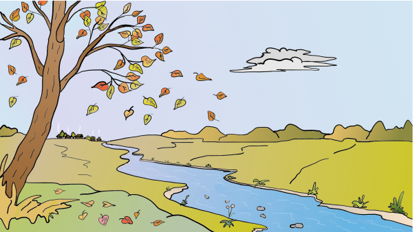 Нарисовать реку