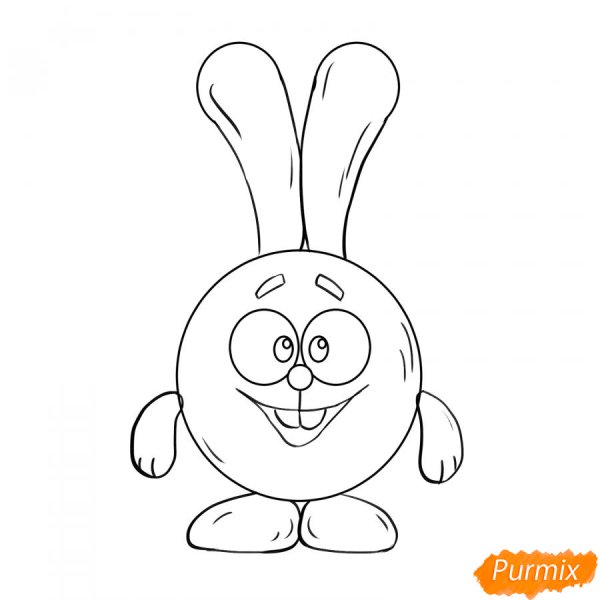 Крош для срисовки