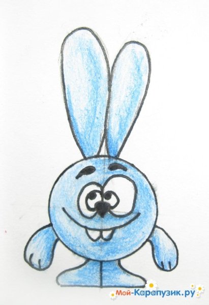 Крош из смешариков рисунок