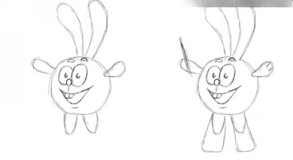 Рисунки для срисовки лёгкие Смешарики