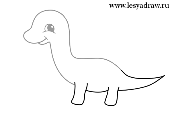 Тирекс динозавр рисунок карандашом