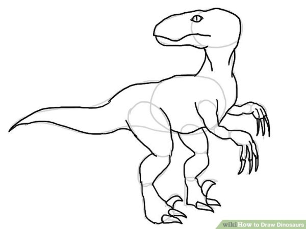 Рисование динозавров с дошкольниками