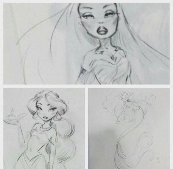 Инстасамка для срисовки карандашом портрет