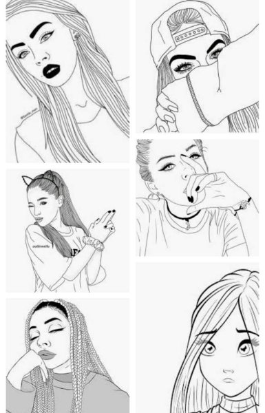 Рисунок ИНСТАСАМКИ лёгкий