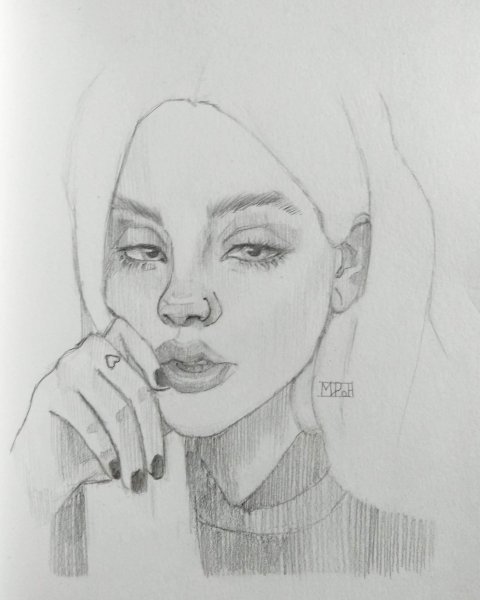 Инстасамка рисунок срисовать легкие