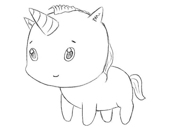 Единорог рисунок